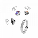 Кольцо - База Qudo deluxe small silver 17.8 мм 626660 S