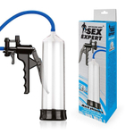 Прозрачная вакуумная помпа Sex Expert с насосом (Цвет: прозрачный)