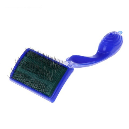 Пуходерка (Г 8) пластм.трехрядн.фигурн.ручка 8,4*5,8 см