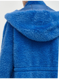 Шуба женская чебурашка тедди эко, SilverFox (арт. 1206)