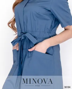 Платье 8604-джинс Minova