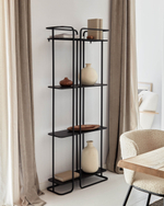 Flower Смесь искусственных суккулентов в горшке из натуральной и черной рафии