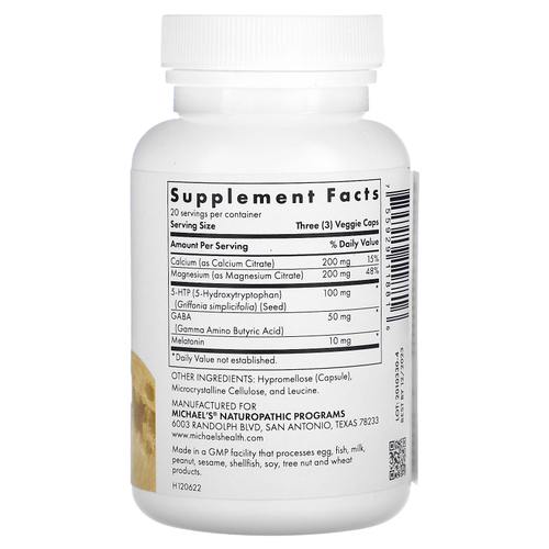 Michael's Health, Sleep Factors, 60 веганских капсул