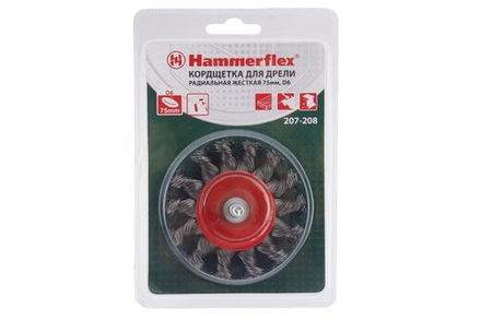 Кордщетка Hammer Flex 207-208 75мм d6