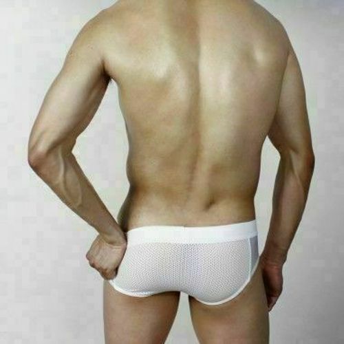 Мужские трусы брифы белые Superbody White Briefs