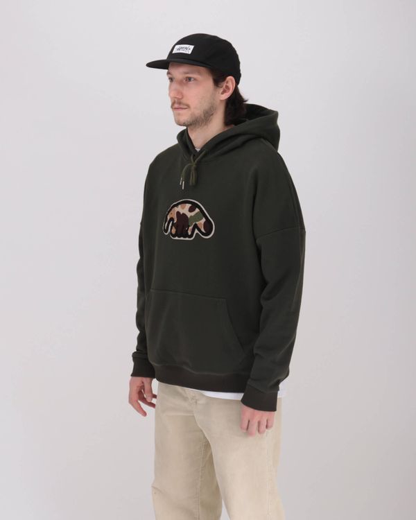 Худи CamoLogo Хаки - фото 3