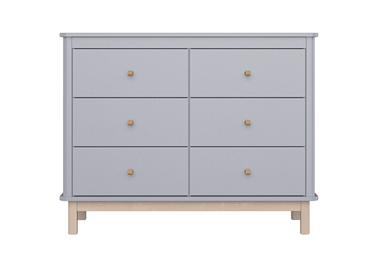 Комод Classic 6 ящиков (серый)