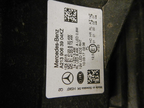 Фара левая Mercedes E W213 (2016-2021) LED