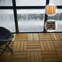 Садовый паркет (модульное покрытие) из лиственницы 11шт