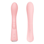 Нежно-розовый вибромассажер 6 Silicone G-Spot Fun - 19,1 см. (Цвет: нежно-розовый)