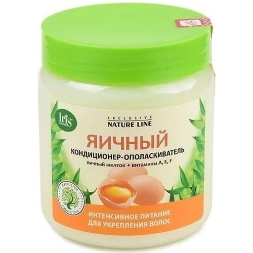 Exclusive Nature Line Кондиционер-Ополаскиватель ЯИЧНЫЙ для укрепления волос 500мл