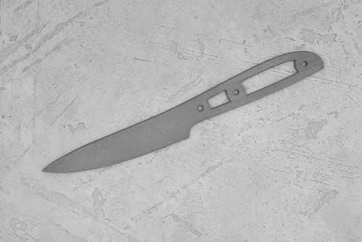 Заготовка для ножа, сталь VG-10 2,8мм. Модель "Геликон НО115" с клинком 115мм, ТО 62-63HRC