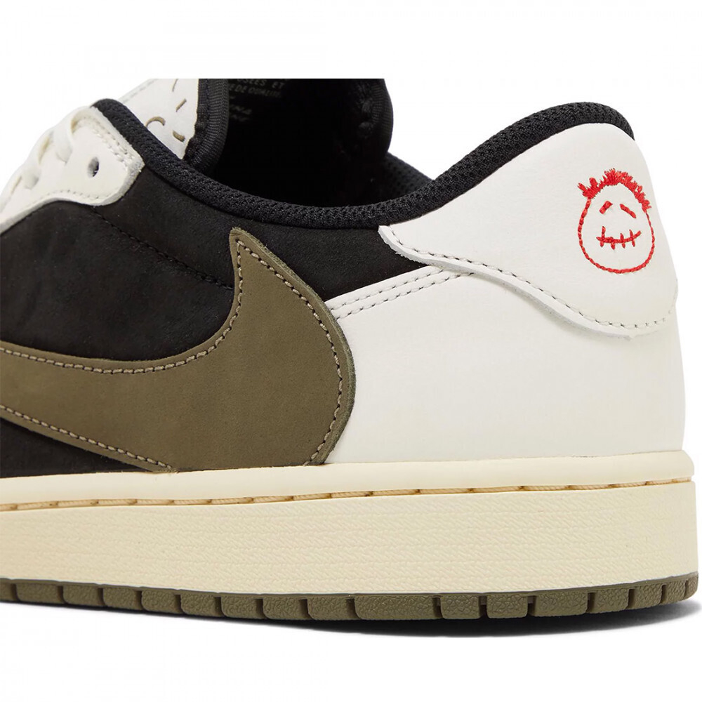 Кроссовки Nike Air Jordan 1 Retro Low "Travis Scott - Olive"