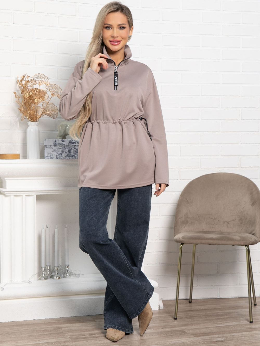 Блуза Долгожданная встреча (пыльная роза) Б15081-5М LT Collection