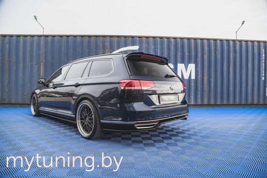 Сплиттер бампера заднего для VOLKSWAGEN Passat B8 (15-...)