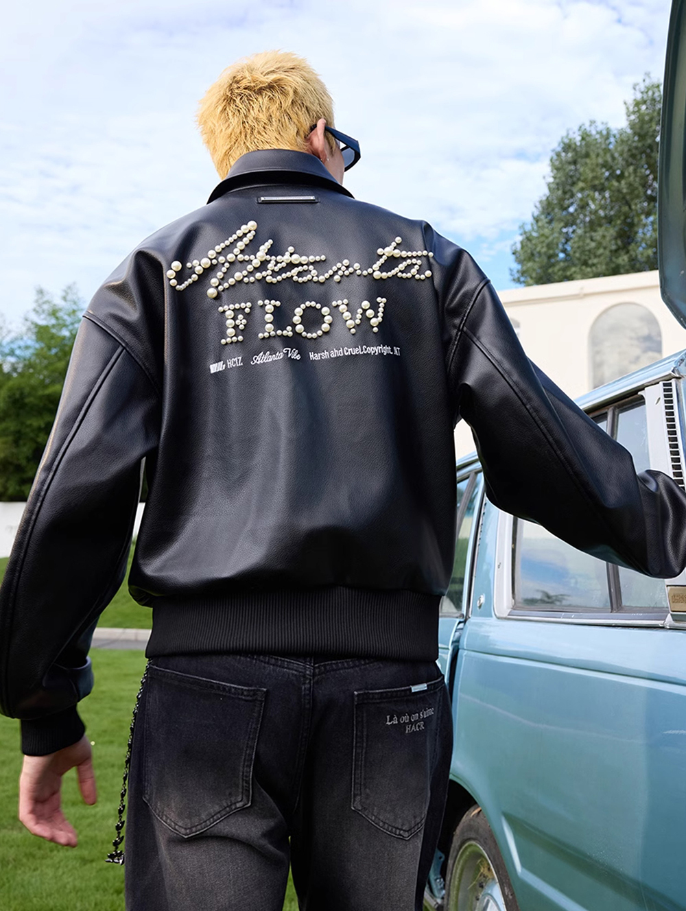 Кожаная куртка HARSHandCRUEL "Atlanta Flow" Leather Jacket
