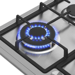 Газовая варочная панель Meferi MGH604IX LIGHT фото 7