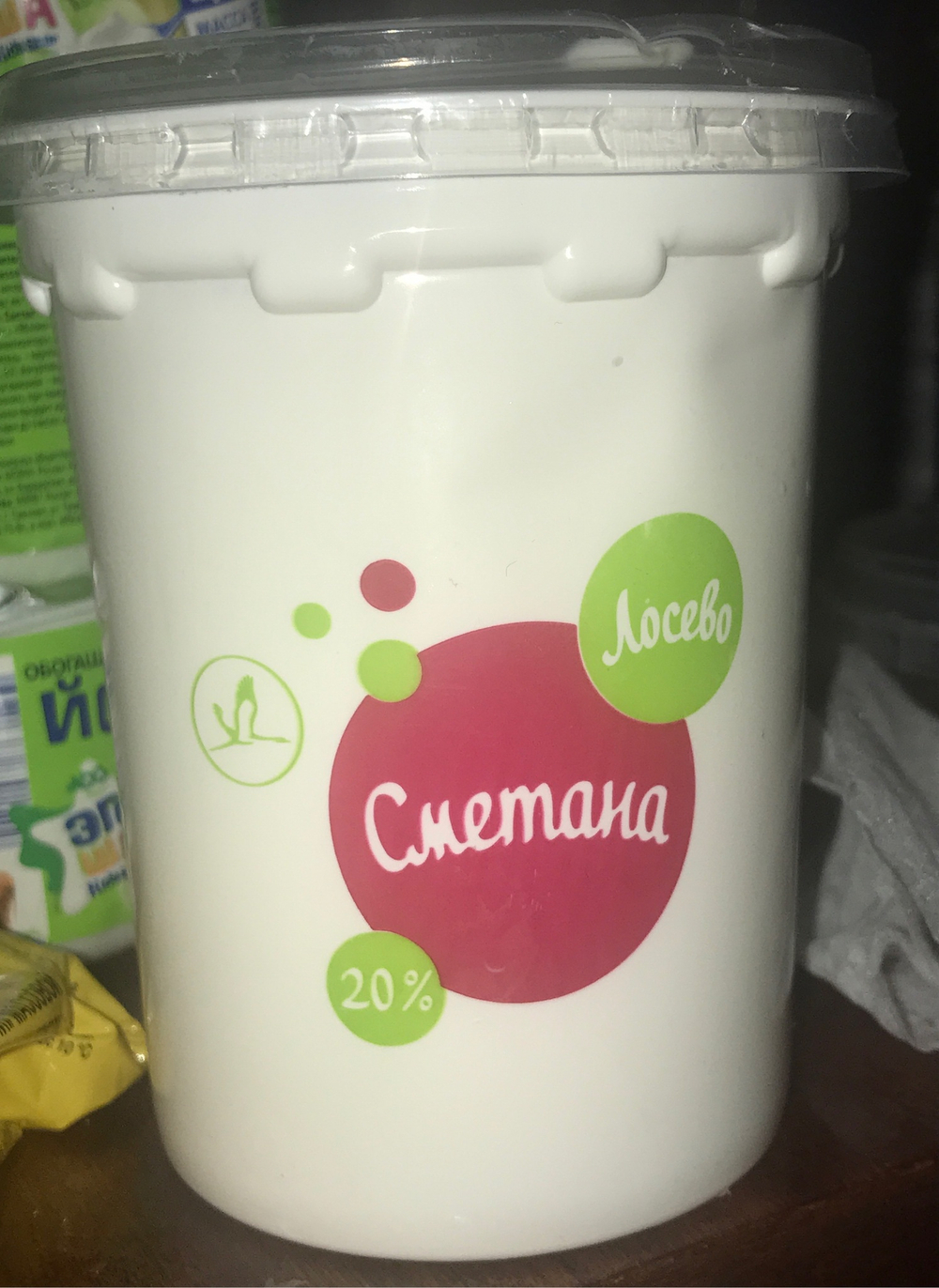 Сметана лосево