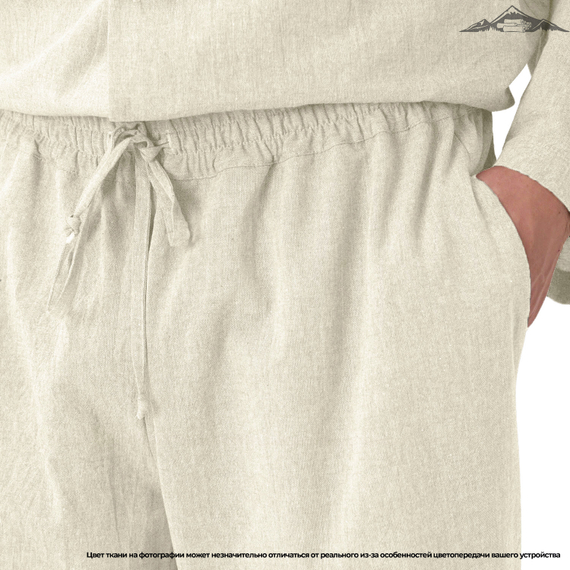 Вареный (стираный) хлопок, цв.Кремово-бежевый (12-0304)