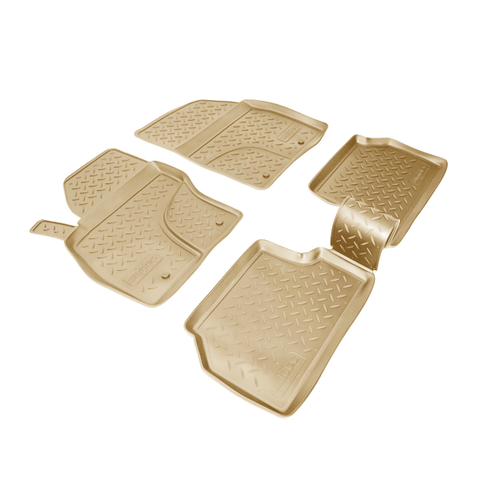 Ковры в салон Norplast/Unidec для Ford Focus II (2008-2011), Бежевый, арт.NPL-Po-22-16-B