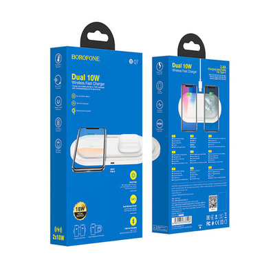Настольная беспроводная зарядная станция BQ7 Prominent dual 10W charger