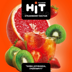 Табак для кальяна BLACKBURN HiT Strawberry Nectar (Клубничный Нектар) с ароматом «киви, клубника, гр