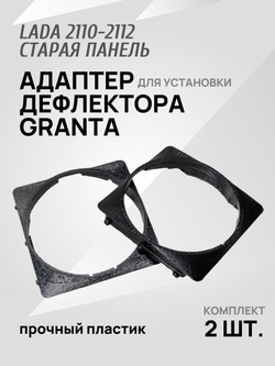 Адаптер дефлектора Lada Granta для ВАЗ 2110-2112 Cтарая панель. Центральное сопло воздуховода. 2 шт.