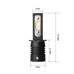 Светодиодные лампы H3 Optima LED QVANT, 5000K, 12-24v, (комплект, 2шт)