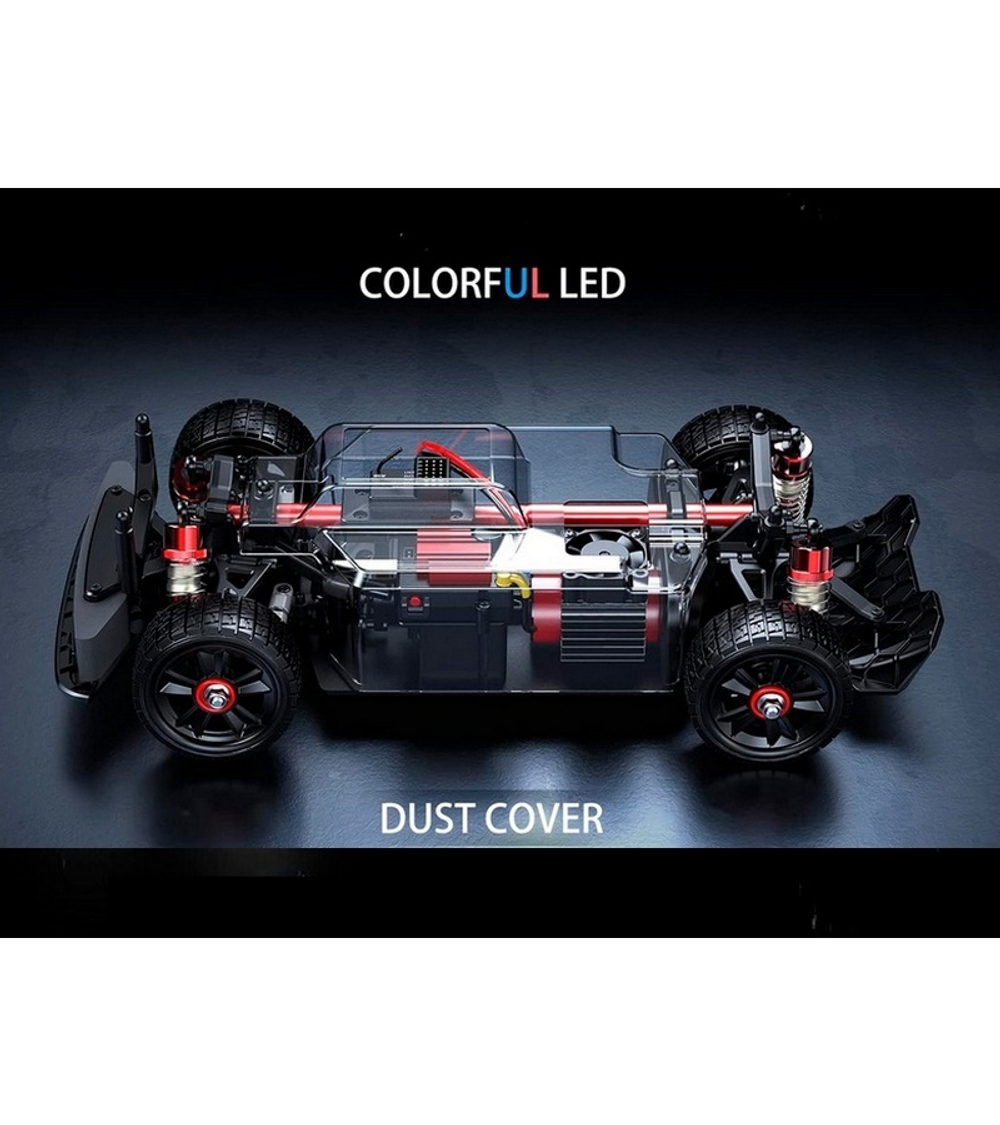 Радиоуправляемая машина для дрифта MJX Hyper Go 14301 Brushless 4WD 2.4G LED 1/14 RTR