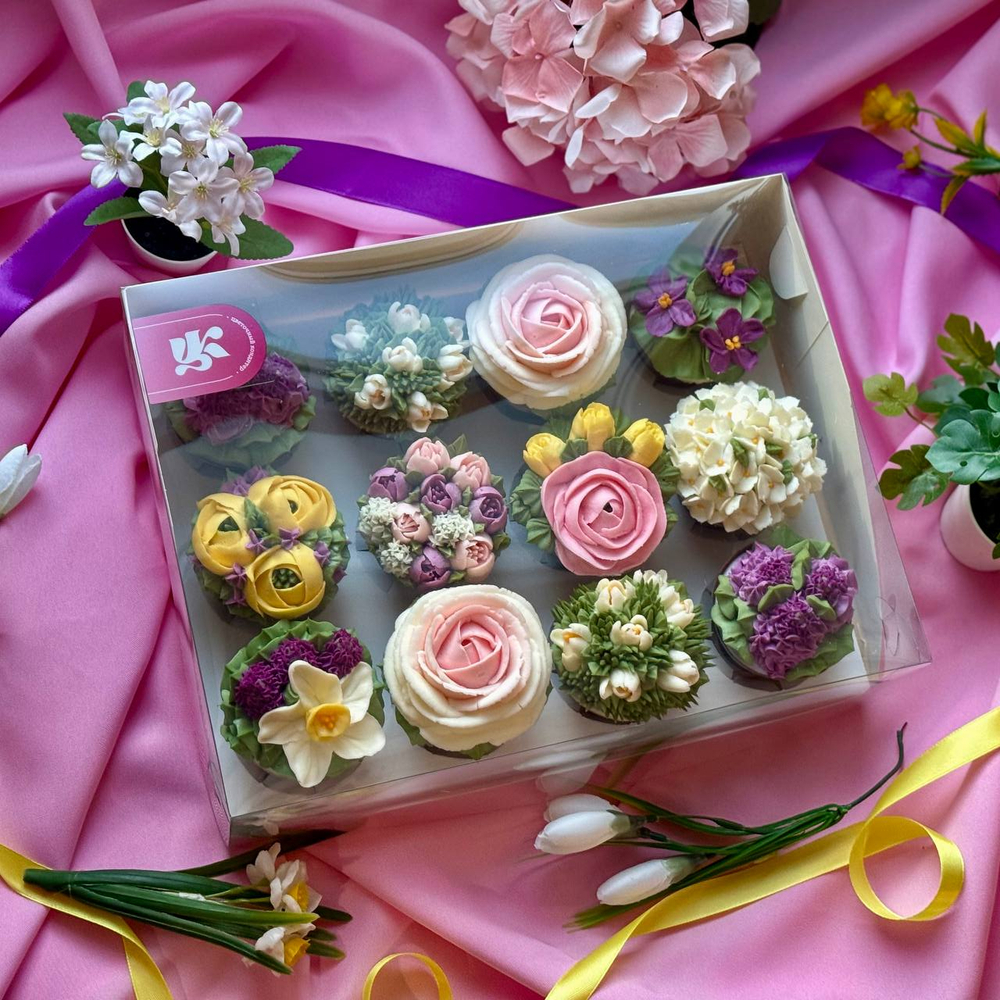 Шоколадные горшочки "Весенний сад"