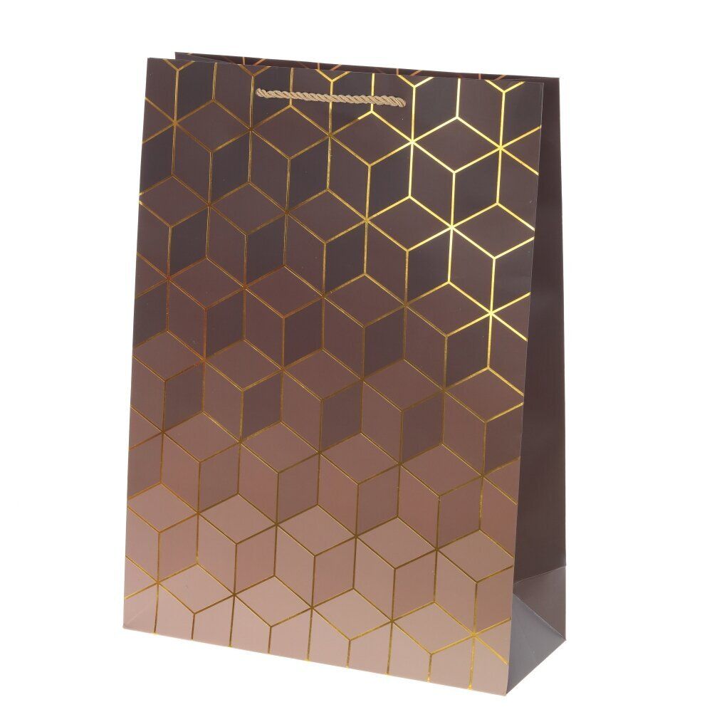 GAEM Пакет подарочный (бумага 210г/м2, блок микс 12шт), L30 W12 H41,5 см, 4в.