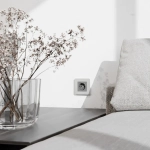 Рамка на 1 пост Split (дымчатый/белый, soft-touch) W0013067