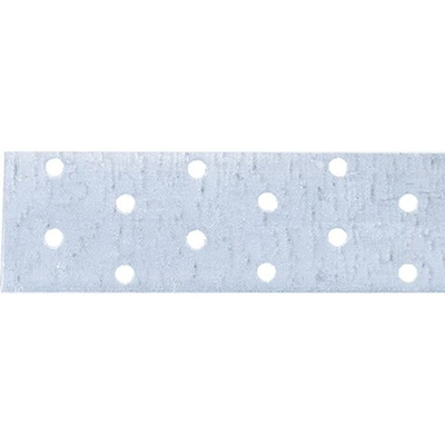 Лента перфорированная монтажная, 2 мм, LM 4 см х 10 м, отверстие 4.5-5 мм, цинк Сибртех