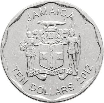 10 долларов 2012 Ямайка