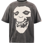 A Bathing Ape Bathing Ape Футболка Drop Shoulder Sleeve Skull Straight Fit Summer Bap Ss26 003
