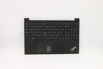 Верхняя панель с клавиатурой (топкейс) для ноутбука Lenovo ThinkPad E15 Gen 3. раскладка - русская, без подсветки, черная (5M11A38065), оригинал