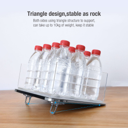 Подставка от Nillkin из алюминия серебристого цвета для ноутбука, серия Bolster Plus Portable Stand