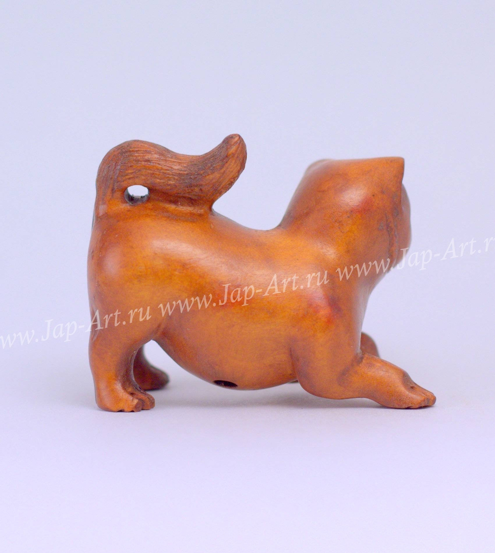 Нэцкэ Котенок