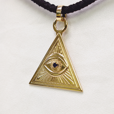 Подвес Illuminati с сапфиром