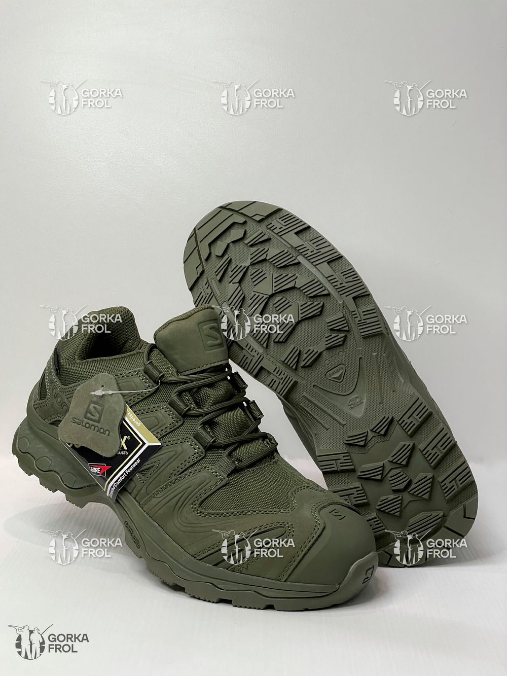 Кроссовки Salomon (Реплика) Олива