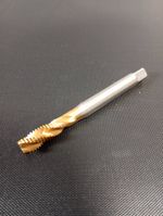 Метчик машинно-ручной М10х1.5 DIN 371 HSSE для глухих отверстий с винтовой канавкой с покрытием TiN