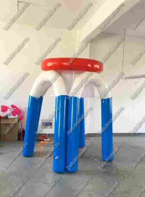 Надувная командная игра "Попади в корзину", 1,5*1,5*2 м