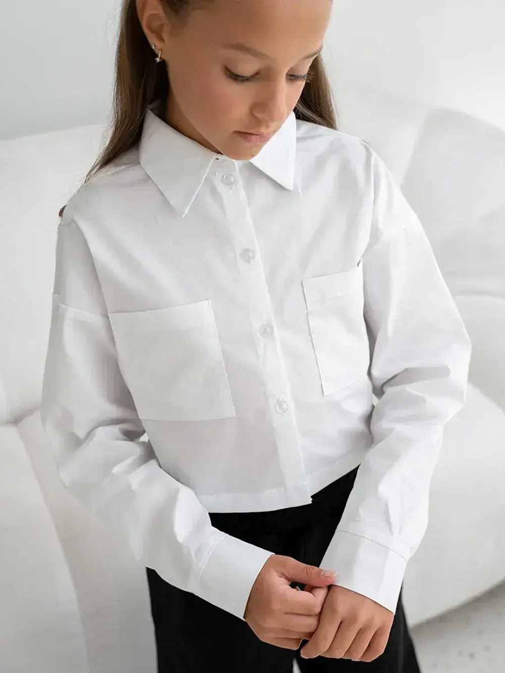 Школьная блузка для девочки