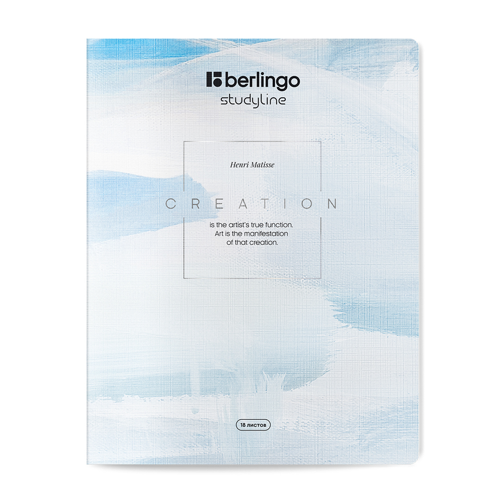 Тетрадь 18л., клетка Berlingo "Color Storm", 80г/м2, ассорти