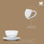 Чайная пара tassen laughing, 200 мл, белая