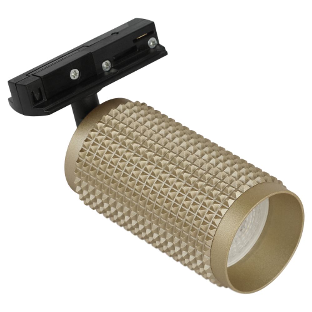 Трековый светильник однофазный ЭРА TR40-GU10 MG под лампу MR16 матовое золото