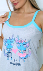 [m]Сорочка т/бр М623 дракончики