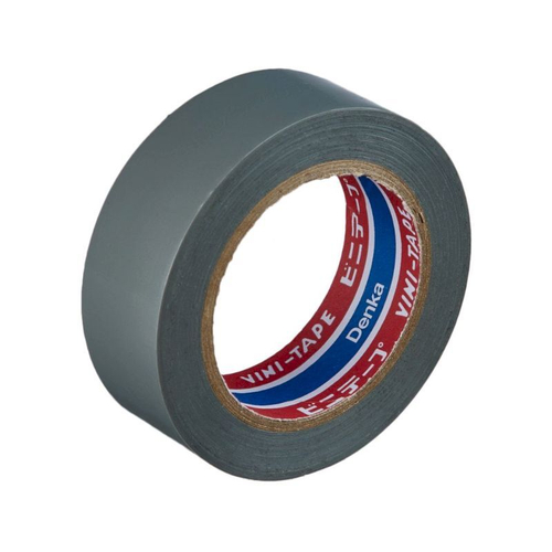 Лента изоляционная Denka Vini Tape, 19 мм, 10 м, серая 102GRAY10M