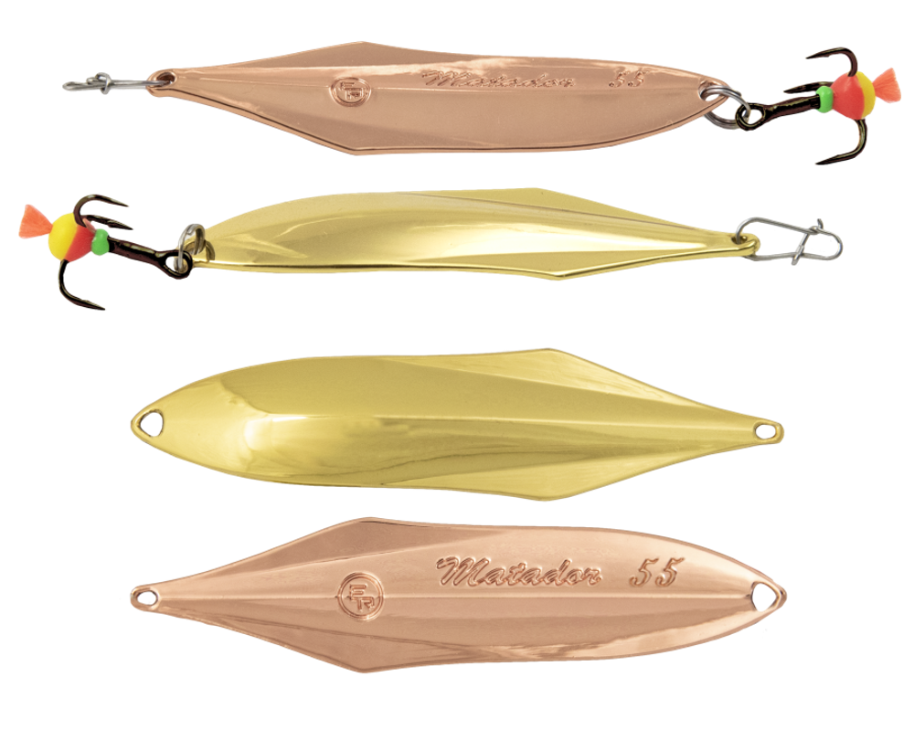 Блесна вертикальная ECOPRO Matador 55мм, 6г,G/C