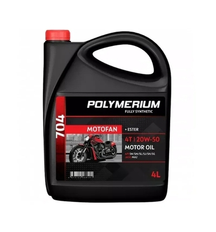 Масло 4т 20W-50 POLYMERIUM MOTOFAN 704 4л